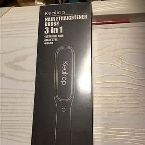 Hair brush straightener 3 in 1